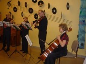 „witeczny koncert” kwartetu rodziny Baabanw.