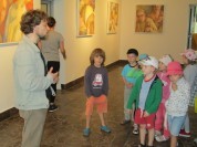 Galeria Arsena - wystawa prac taty Benedykta - 5-latki